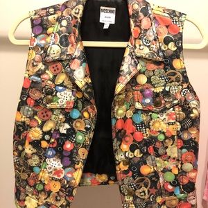 Moschino Vintage Button Vest
